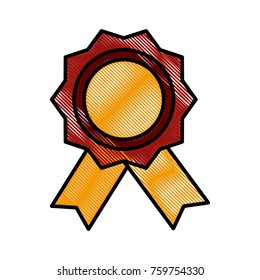 Award ribbon symbol