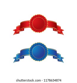 Award ribbon vector