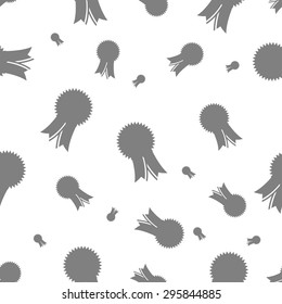 award ribbon,seamless pattern
