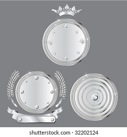 award set - vector medals