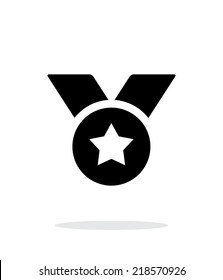 Award simple icon on white background. Vector illustration.