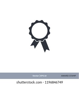 award stamp icon logo element