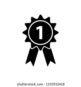 Award stamp icon style flat trendy vector logo template