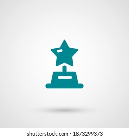 award star icon. Vector illustration EPS 10.