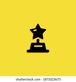 award star icon. Vector illustration EPS 10.