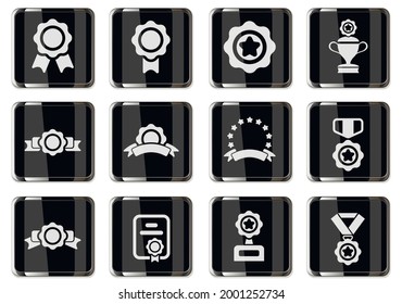 Award Symbol Set einzeln für das Design der Benutzeroberfläche. Vektorsymbole