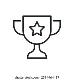 Award thin line icons. Perfect pixel on transparent background