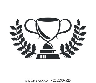 award trophy emblem icon isolated