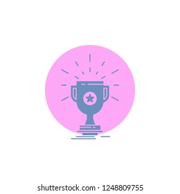 award, trophy, prize, win, cup Glyph Icon.
