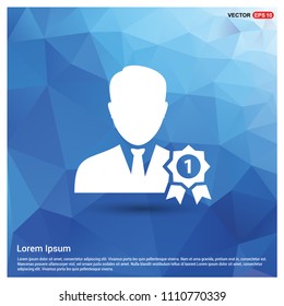 Award user Icon - Free vector icon