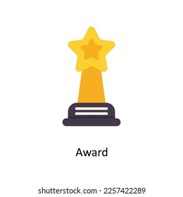 Award vector Flat Icons. Simple stock illustration stock illustration