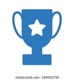 award vector glyph color icon 