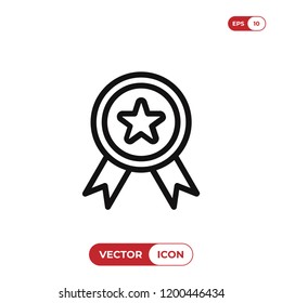 Award vector icon