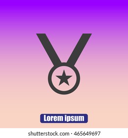 Award vector  icon