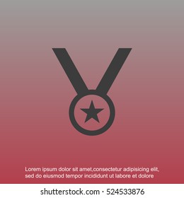 Award vector  icon