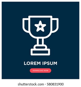 Award vector icon