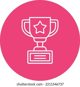 Icono de vector de premio. Se puede usar para imprimir, móviles y aplicaciones web.