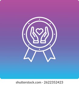 Icono de Vector de premio. Se puede utilizar para aplicaciones de impresión, móviles y de Web.
