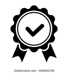 Award vector icon. Check illustration sign. Quality symbol. ok logo.