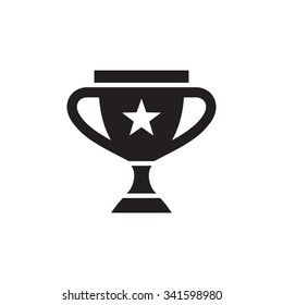 Award vector icon. Cup sign. Win symbol. Design element. 