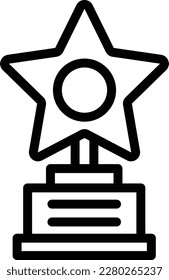 Ilustración de diseño de icono del vector de premios