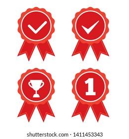 Award vector icon. Illustration for graphic and web design. - Vector