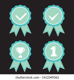 Award vector icon. Illustration for graphic and web design. - Vector