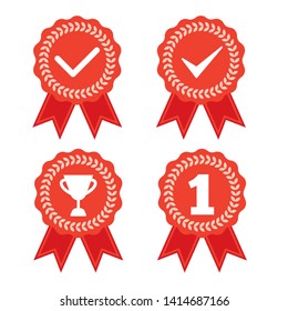Award vector icon. Illustration for graphic and web design. - Vector