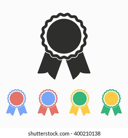 Award  vector icon. Illustration isolated on white  background for graphic and web design.