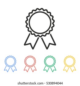Award vector icon. Illustration isolated on white background for graphic and web design.
