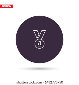 Award Vector icon . Lorem Ipsum Illustration design