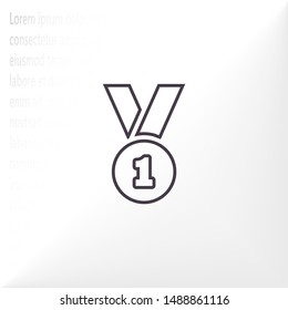 Award Vector icon . Lorem Ipsum Illustration design