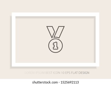 Award Vector icon . Lorem Ipsum Illustration design