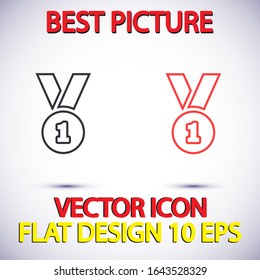 Icono del vector de premio . Diseño de ilustración de Lorem Ipsum