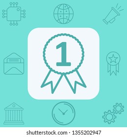 Award vector icon sign symbol