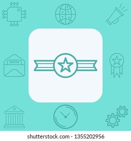 Award vector icon sign symbol
