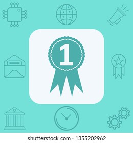 Award vector icon sign symbol