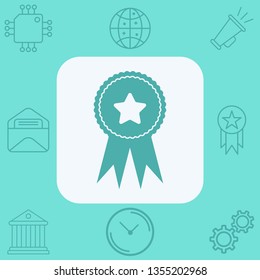 Award vector icon sign symbol