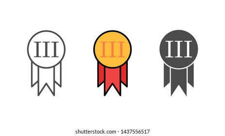 Award vector icon sign symbol