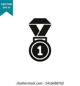 award vector icon in trendy flat style, medal icon 