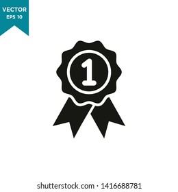 award vector icon in trendy flat style, medal icon 