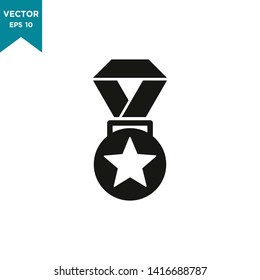 award vector icon in trendy flat style, medal icon 