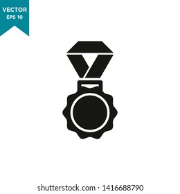 award vector icon in trendy flat style, medal icon 