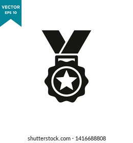 award vector icon in trendy flat style, medal icon 