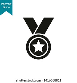 award vector icon in trendy flat style, medal icon 