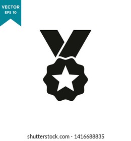 award vector icon in trendy flat style, medal icon 