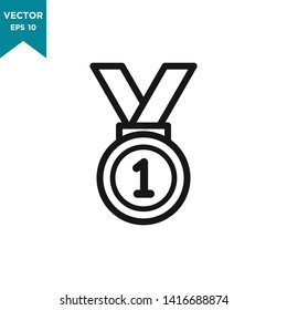 award vector icon in trendy flat style, medal icon 