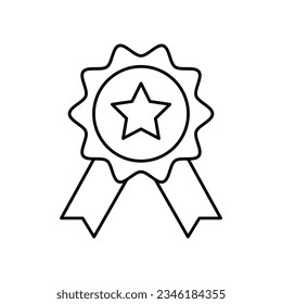 Award-Vektorsymbol, das leicht zu ändern oder zu bearbeiten ist

