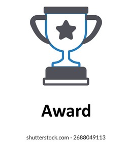 Icono de Vector de premio que puede modificarse o editarse fácilmente
