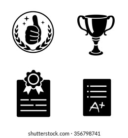 Award vector icons